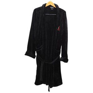 EUC Northwest Cincinnati Bengals Black Plush Robe Men’s L/XL Cozy Lounge NFL